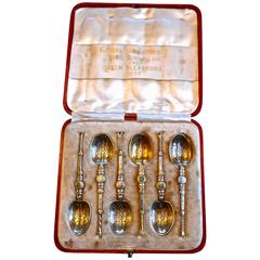 Silver Spoons Commemorating the Coronation of Edward VII & Queen Alexandra, 1902