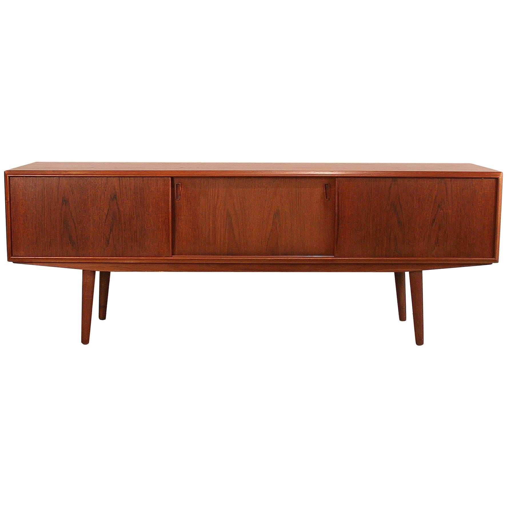 Vintage Danish Teak Sideboard For Sale