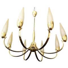 Austrian 1960s "High Style" Chandelier 8