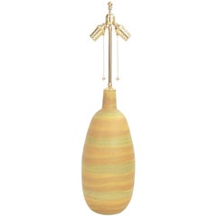 Beautiful Multicolored Pottery Lamp