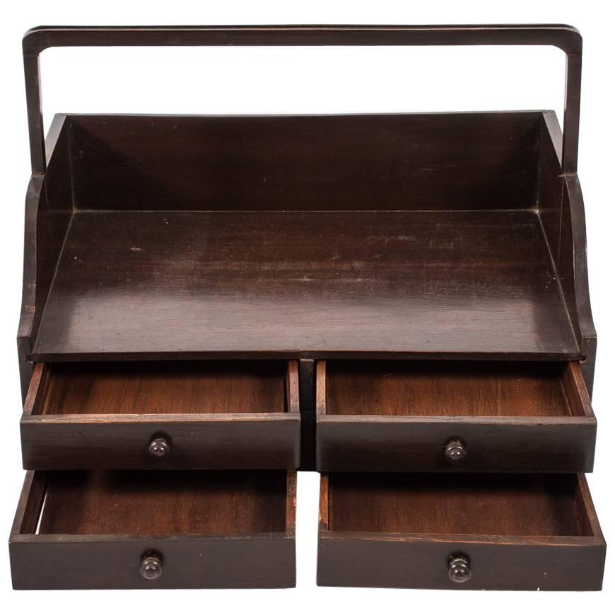 Mahogany Book Carrier For Sale
