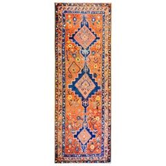 Merveilleux tapis de couloir Bakshaish, vers 1900