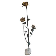 Vintage Brutalist Flowering Tree Sculpture 11