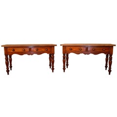 Pair of 19th Century English Sideboards Antique Pair of 19th Century English Sideboards