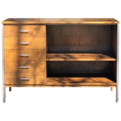 Paul McCobb for Calvin Walnut Chest Cabinet Dresser