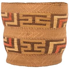 Antique Northwest Coast Berry Basket, Tlingit