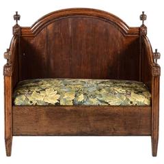 Antique French Hall Bench, Circa 1890