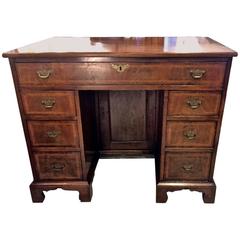 18th Century Walnut Kneehole Desk 11