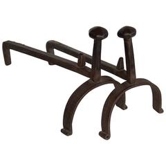 Antique Hand-Forged Fire Dogs