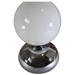 Lampe de Table "Moon Light" en Chrome du Milieu du Siècle, vers 1970