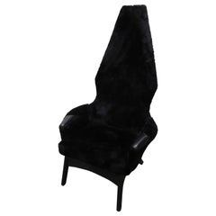 Jolie chaise longue Adrian Pearsall à haut dossier Mid-Century Modern