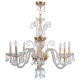 Stunning Bohemian Glass Chandelier