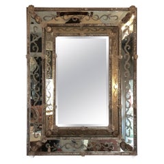 Vintage Magnificent Super Fancy Venetian Mirror