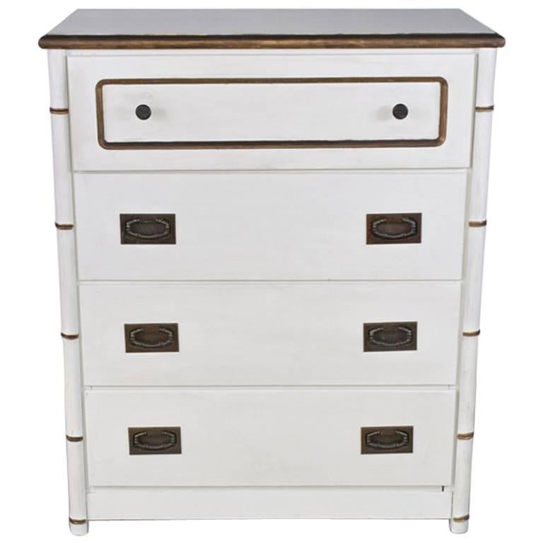 White Wash Chest of Drawers For Sale at 1stDibs