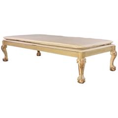 Louis XV Style Lounging Daybed with Cushion