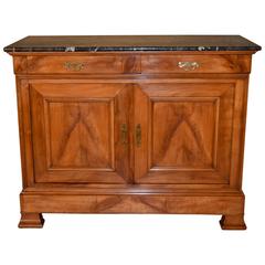 Antique 19th Century French Marble-Top Buffet