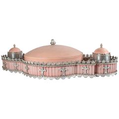 1940s Large Opera House Pink Chandelier