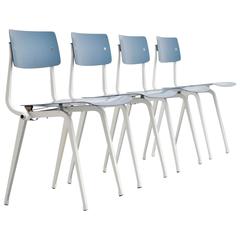 Friso Kramer Revolt Folding Chairs for Ahrend de Cirkel, 1953 10