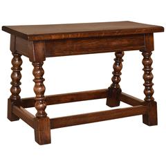Late 19th Century Oak Joint Bench