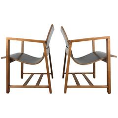 Rare paire de chaises « Kleinhans », vers 1939 Charles Eames/Eero Saarinen