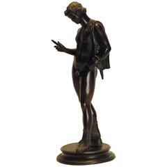 Grand Tour Bronze Statue of Bacchus, circa 1880