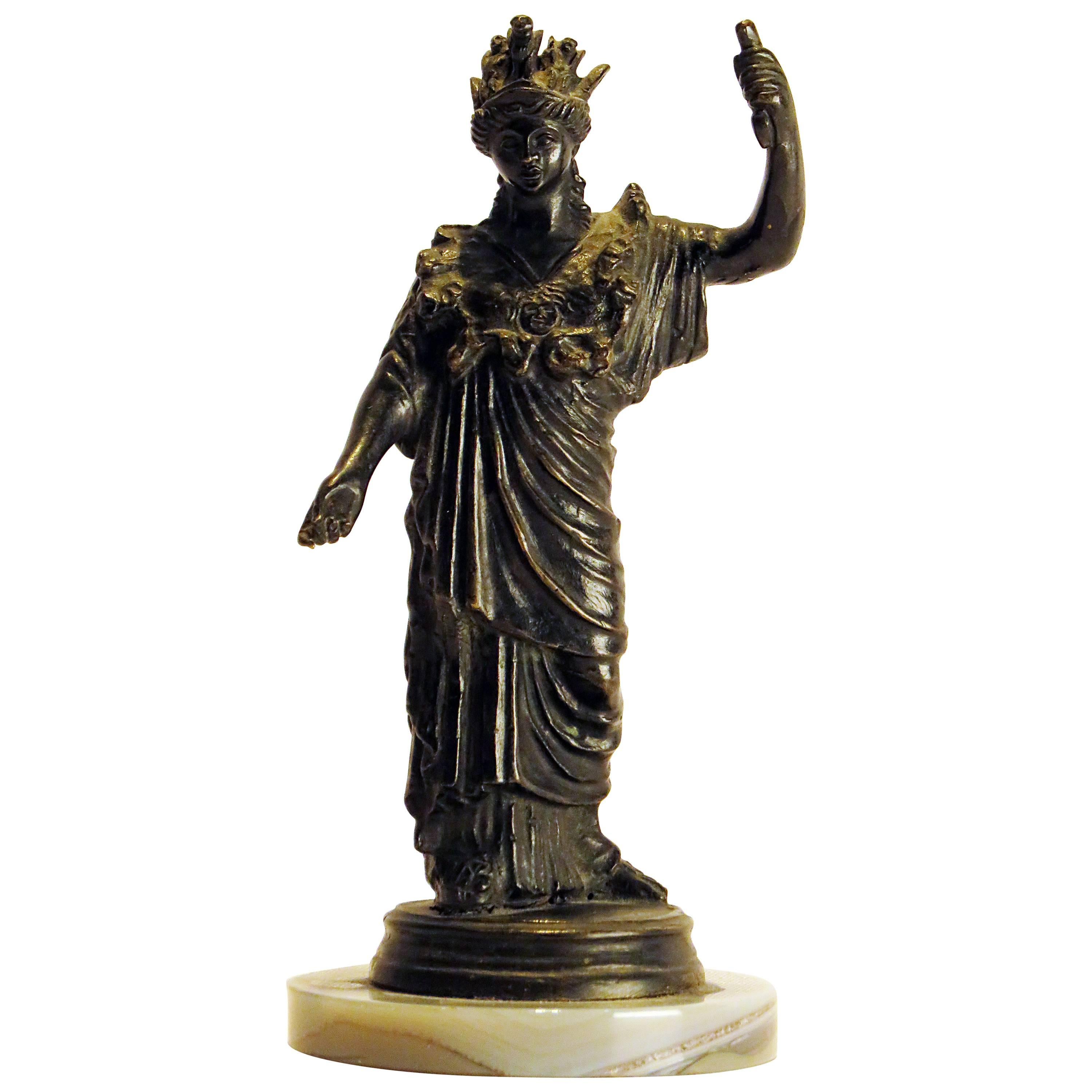 Grand Tour Bronze Casting of Athena, circa 1890
