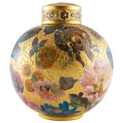 19th Century Porcelain Royal Crown Derby Gilded Age Pot Pourri