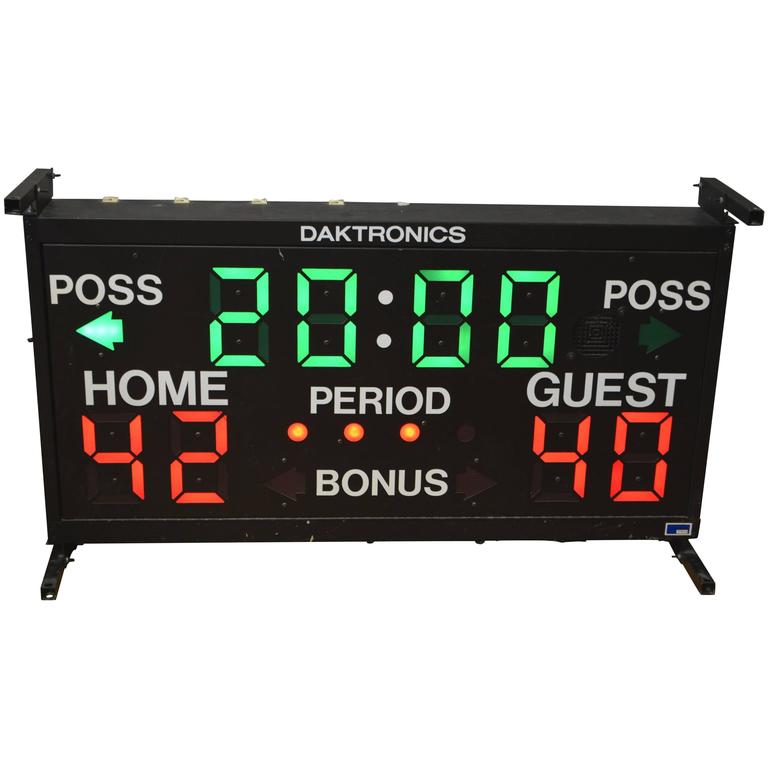 Basketball Scoreboard from Daktronics at 1stDibs daktronics