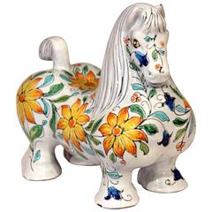 Vintage Mancioli for Raymor 1960s Italian Pottery Horse Figure Sculpture