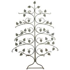 Used Mid-Century Wrought Iron Espaliered Tree Plant Stand by Salterini