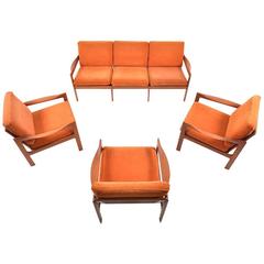 Danish Teak Seating-Group by Illum Wikkelsø for Niels Eilersen