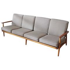 Long Sofa in the Manner of Grete Jalk