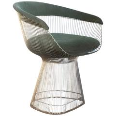 1966, Warren Platner for Knoll International, Side Chair in Green, Model 1725A