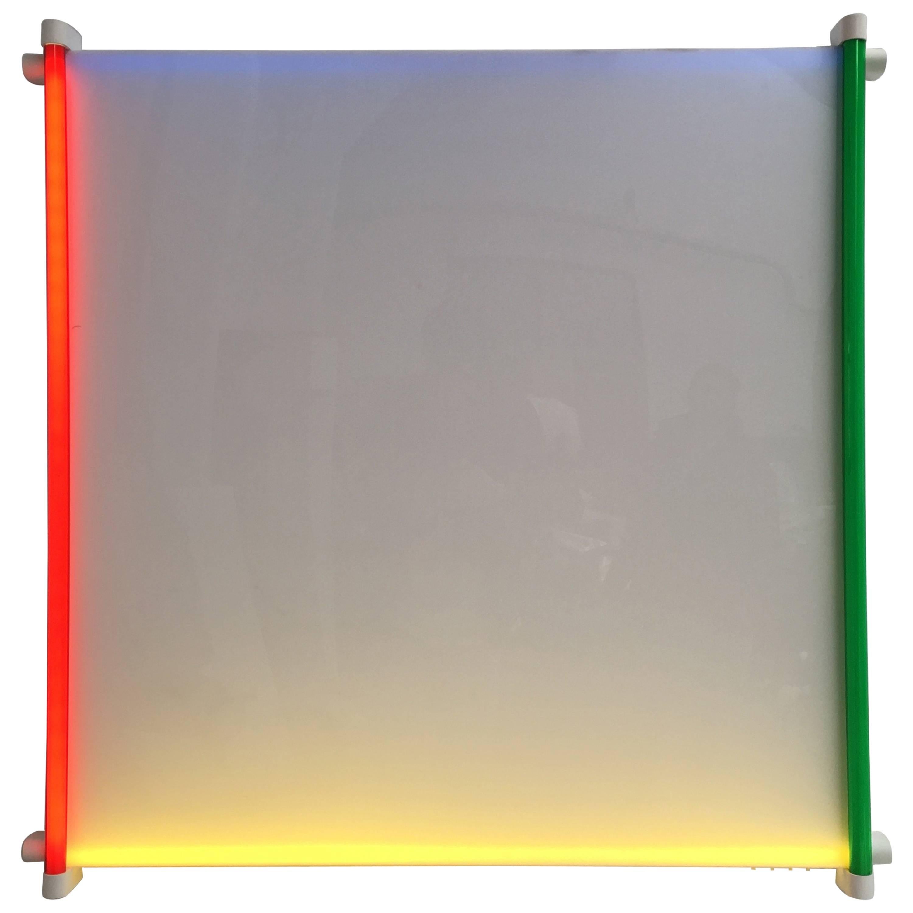 Rare Light Object "Outline" by Aldo van den Nieuwelaar for Nila Lighting, 1985