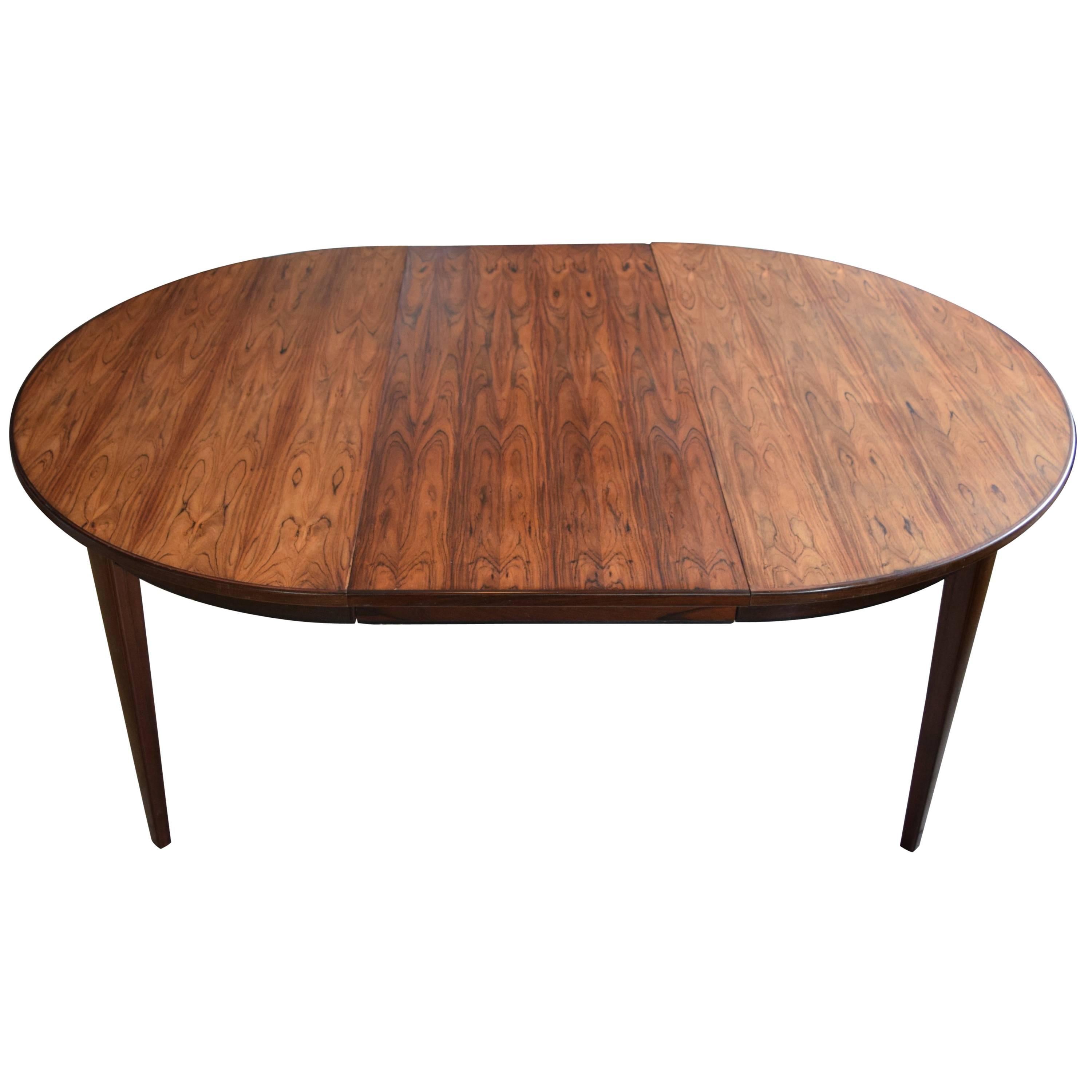 Omann Jun Model 55 Rosewood Dining Table For Sale