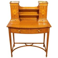 Fine Quality Satinwood Victorian Period Ladies Writing Table