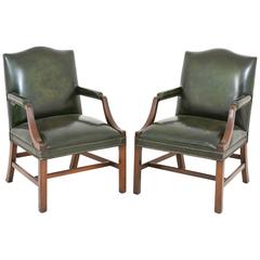 Pair of Mahogany Gainsborough Chairs
