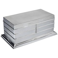 Modernist Sterling Silver Multi-Layered Trinket Box, 1913