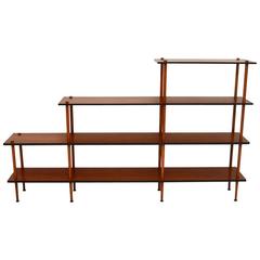 Used Mahogany Open Bookcase or Room Divider