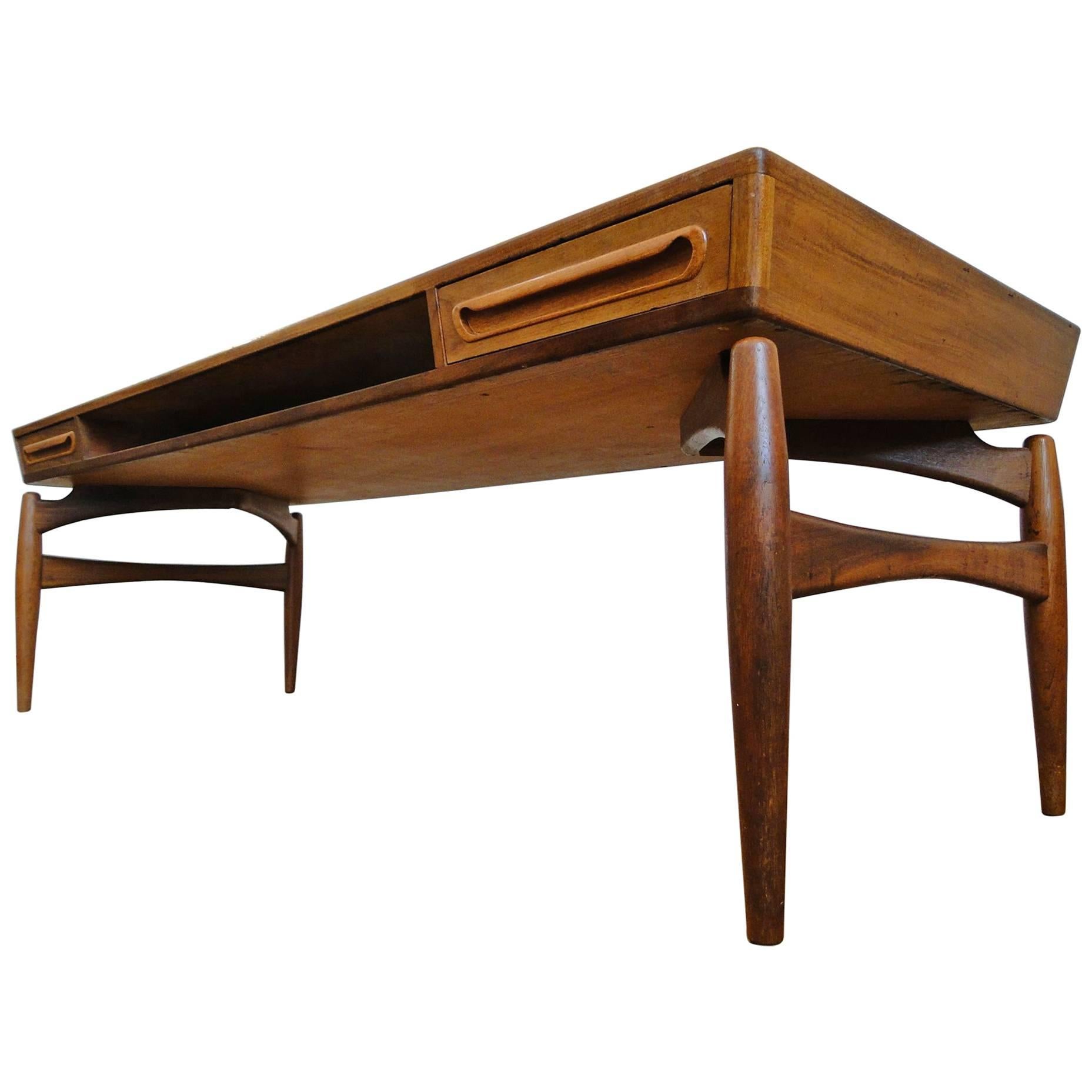 Teak Coffee Table by E.W. Bach For Sale