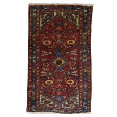 Old North West Persian Hamadan Rug of Small Size