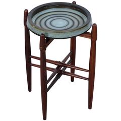 Vintage Stunning Mid-Century Rosewood Ashtray Table by Poul Hundevad