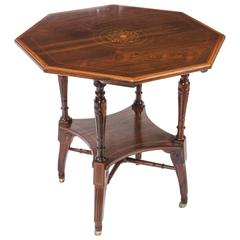 Antique Edwardian Rosewood Occasional Table, circa 1900