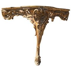 19th Century Gilt Console Table for Restoration 2