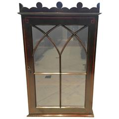 Charming Antique Mahogany Hanging Cupboard