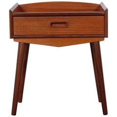 Beautiful Little Nightstand or Entry Table in Teak