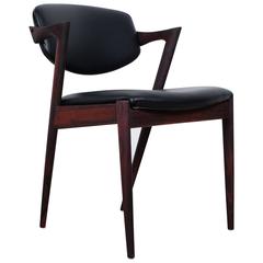 Dining Chair in Rosewood by Kai Kristiansen -Model 42 'Z-Chair