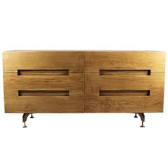 Vintage Chest of Drawers in Oak, 1960