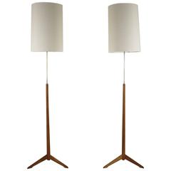 Pair of Danish Floor Lamps, 1950