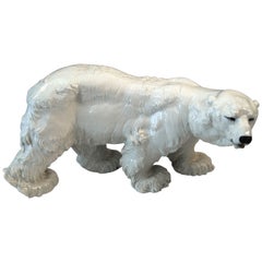 Meissen Ice Bear Animal Figurine Model T 181 Jarl Otto made circa 1935